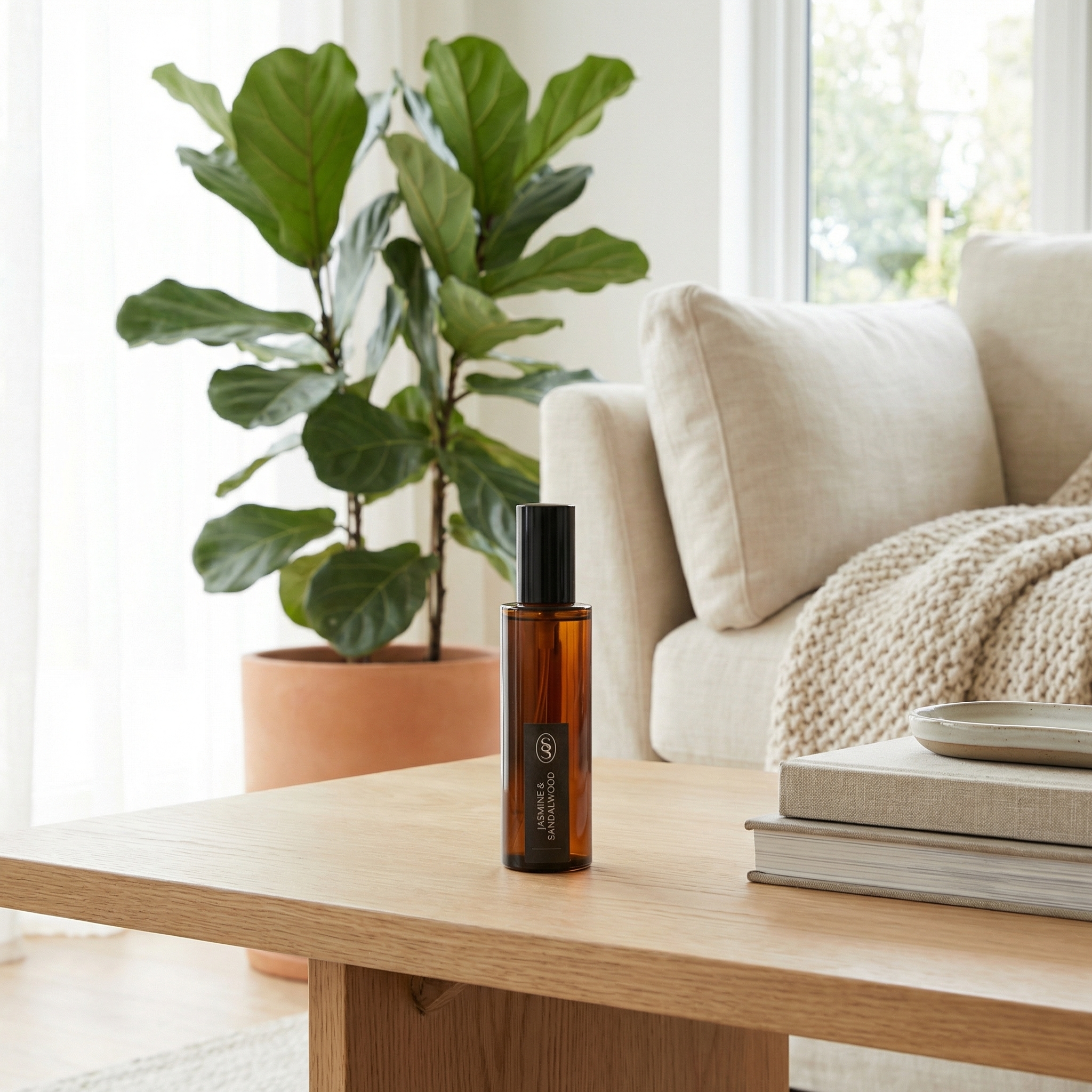 Jasmine & Sandalwood Natural Room Spray - Embracing - Image 4