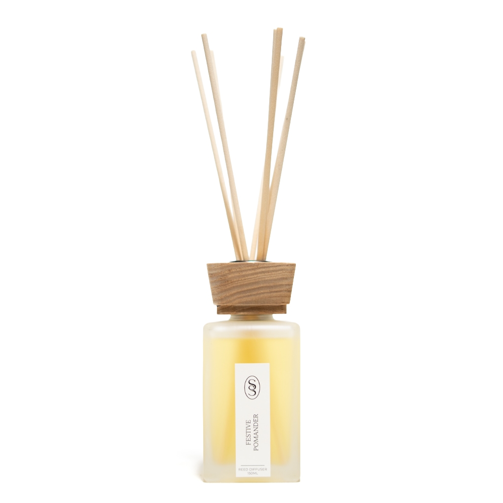 Festive Pomander Natural Reed Diffuser - Orange & Clove
