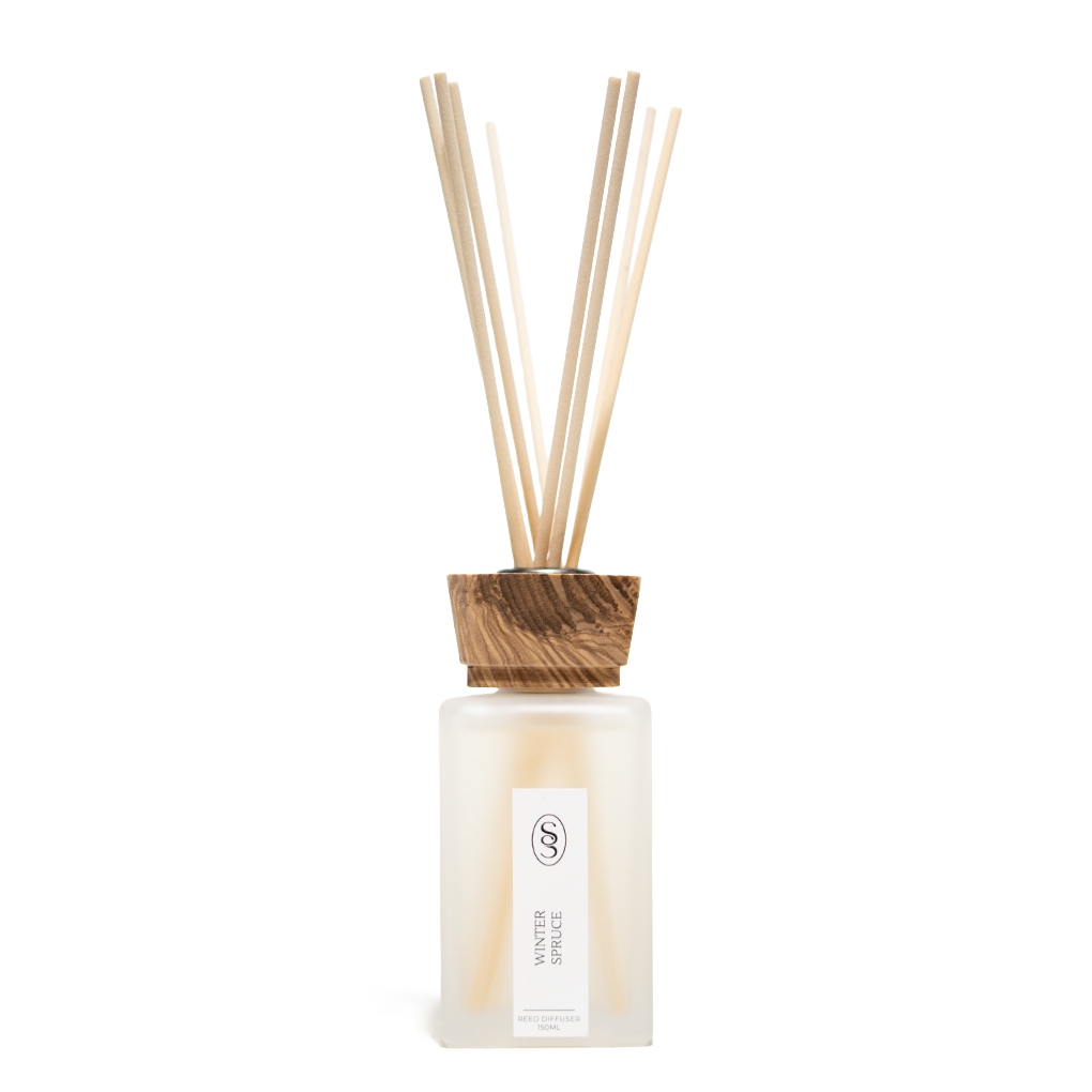 Winter Spruce Natural Reed Diffuser - Pine & Cedar