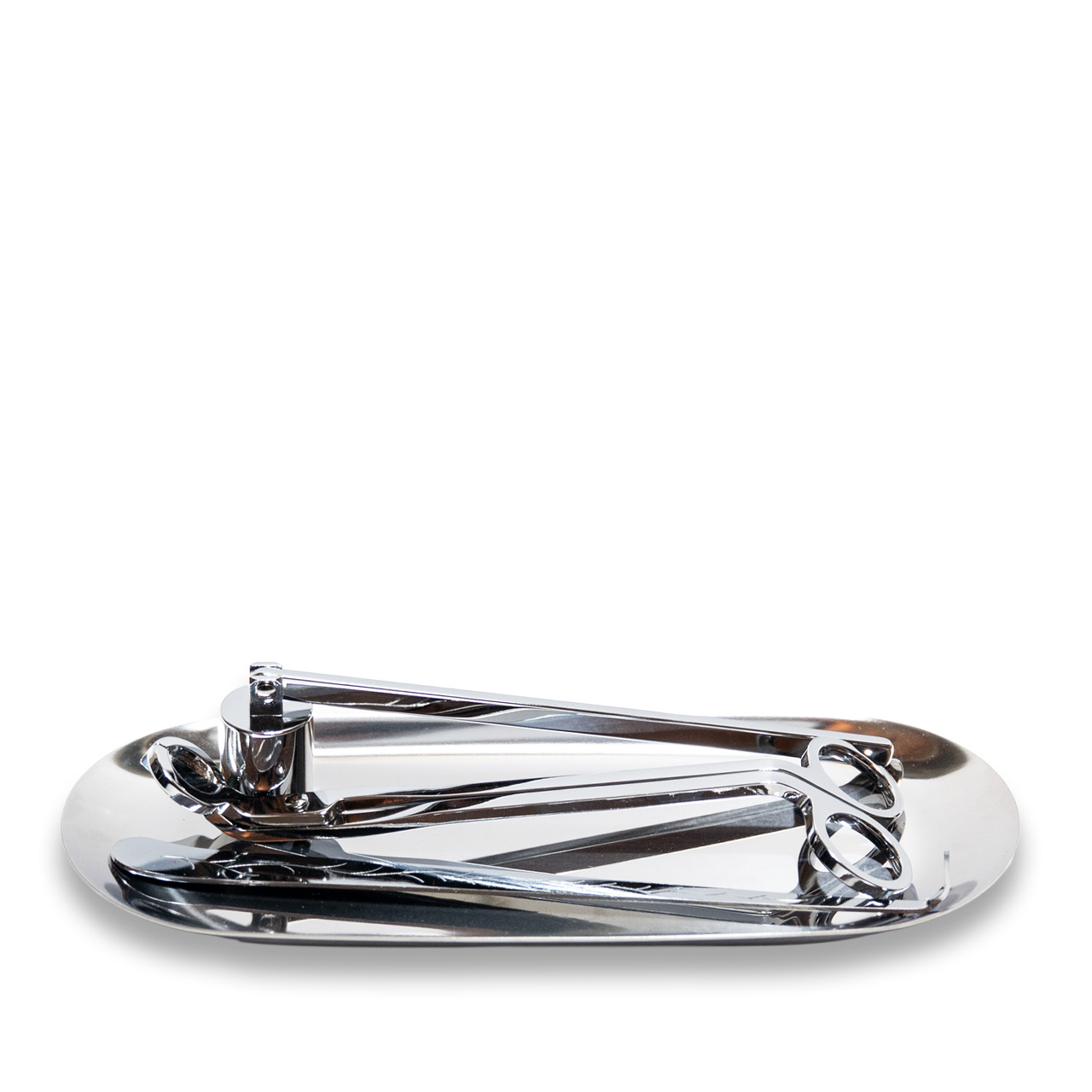 Silver Candle Snuffer and Wick Trimmer Set - Image 6