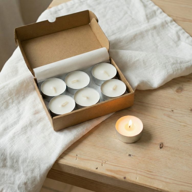 Natural Wax Tealights