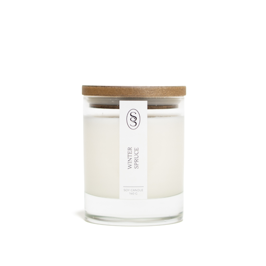 Winter Spruce Natural Soy Candle – Pine & Cedar