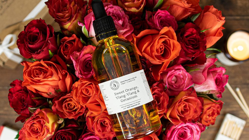 Relax & De-Stress Natural Massage Oil - Image 3