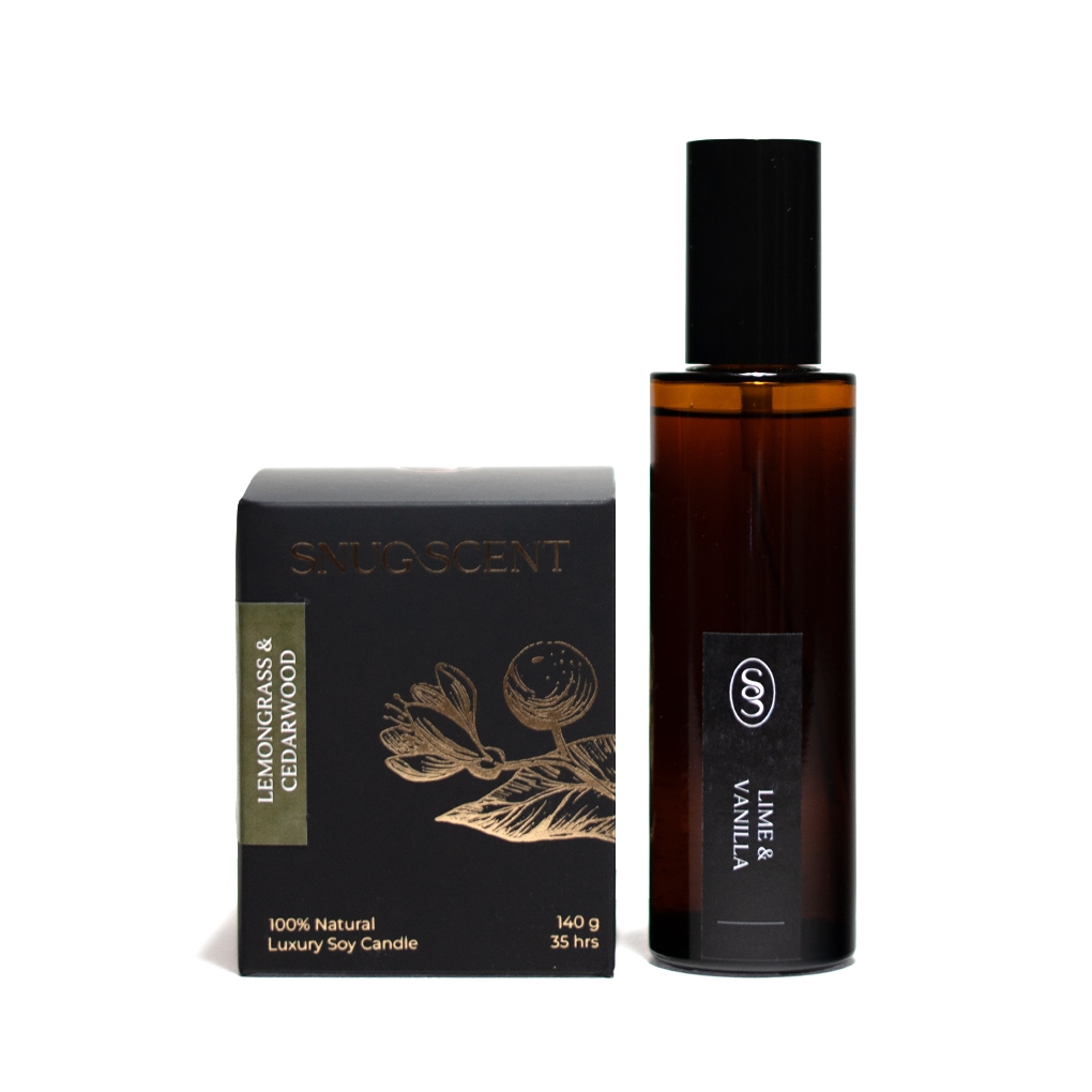 Natural Room Spray & Candle Gift Set - Image 3