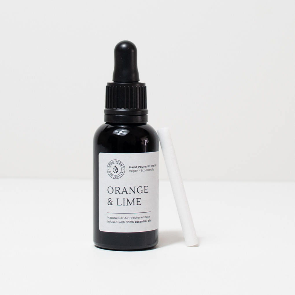 Orange, Lime & Basil Natural Car Air Freshener Refill - Refreshing