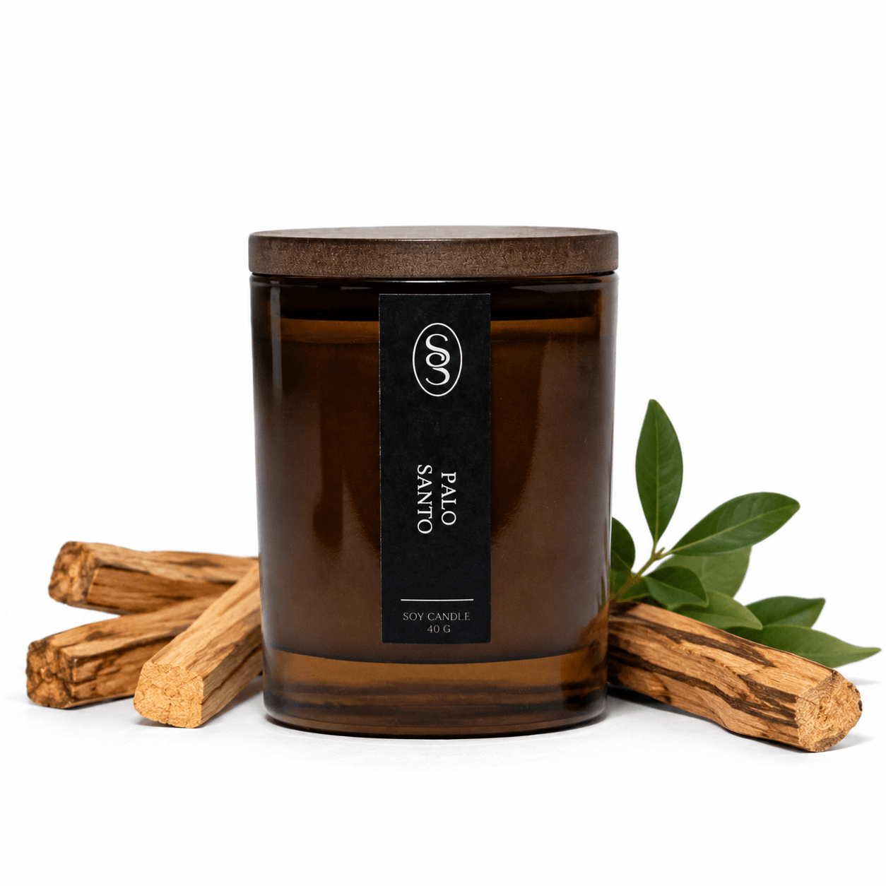 Pure Palo Santo Oil Soy Candle - Image 2