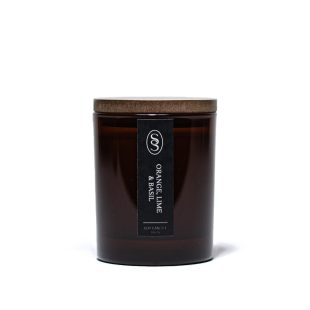 Orange, Lime & Basil Natural Candle - Refreshing