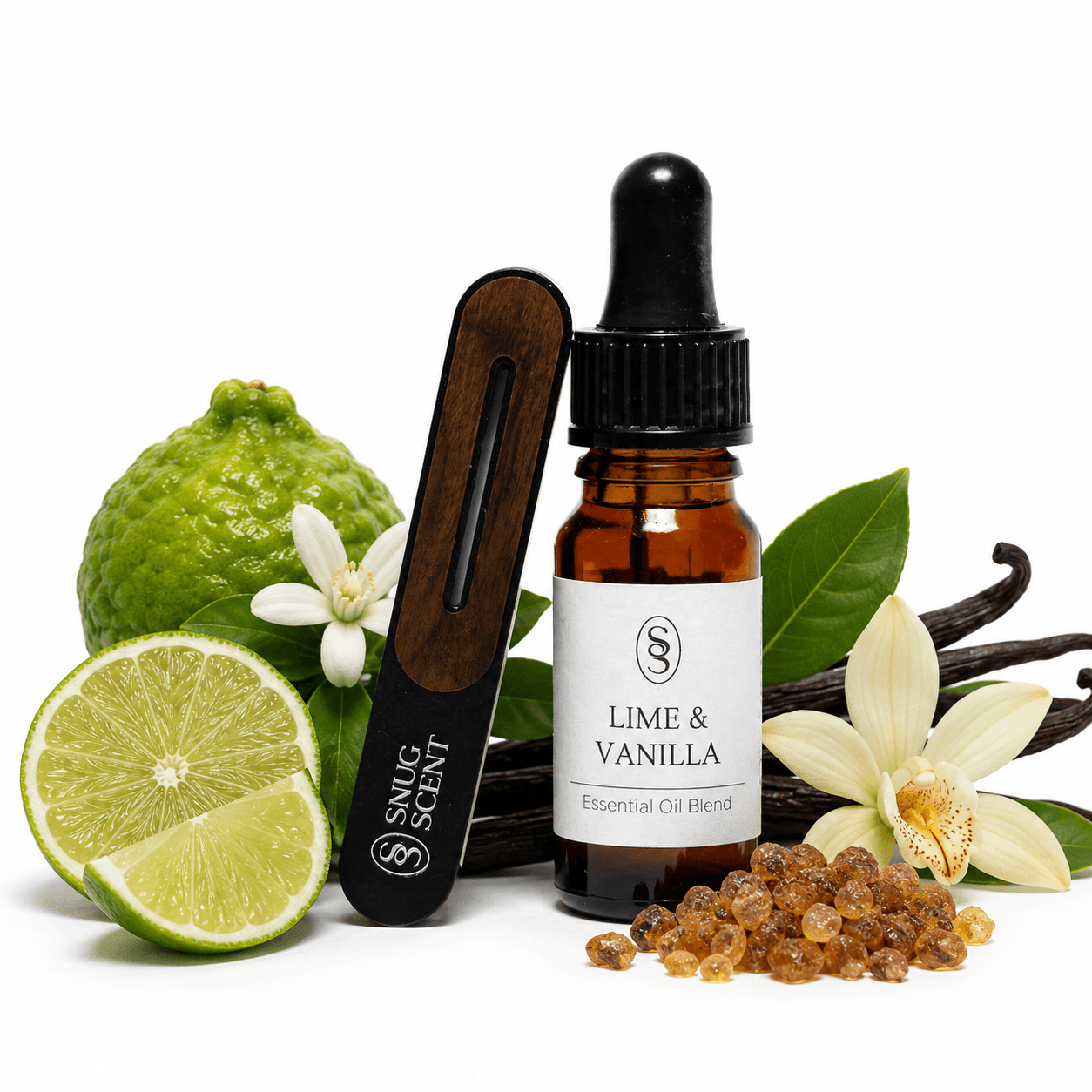 Lime & Vanilla Natural Car Air Freshener - Enhancing - Image 2
