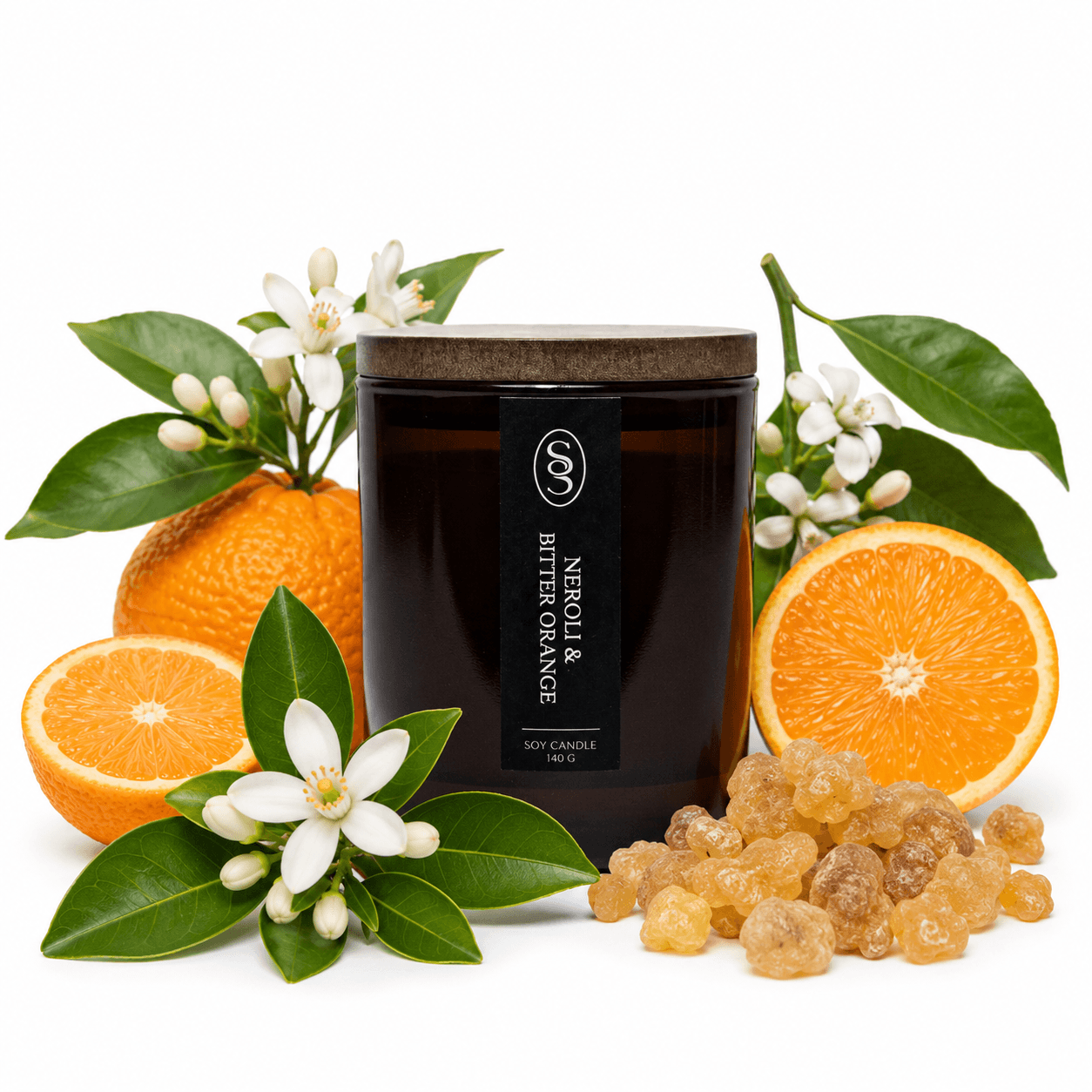 Neroli & Bitter Orange Natural Candle - Indulging - Image 2