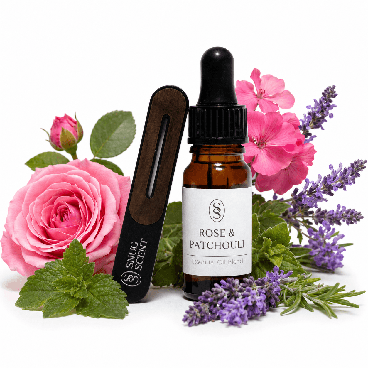 Rose & Patchouli Natural Car Air Freshener - Balancing - Image 2