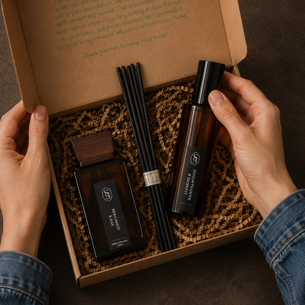 Natural Reed Diffuser & Room Spray Gift Set - Image 2